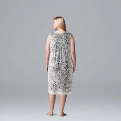 Plus Size Simply Vera Vera Wang Basic Luxury Chemise -Kohl's store 4780281 ALT