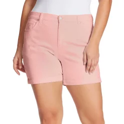 Plus Size Gloria Vanderbilt Amanda Shorts -Kohl's store 4885231 Coral Essence