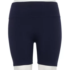 Plus Size Sonoma Goods For Life® High-Waisted Bike Shorts -Kohl's store 4891853 Navy
