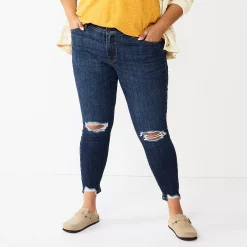 Plus Size Sonoma Goods For Life® Premium Mid-Rise Skinny Jeans -Kohl's store 4916151 Cotati