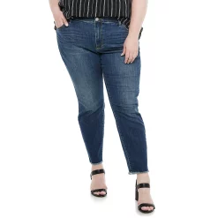 Plus Size Sonoma Goods For Life® Premium Mid-Rise Skinny Jeans -Kohl's store 4916151 Medium Wash