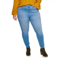 Plus Size Sonoma Goods For Life® Comfortable Favorite Mid-Rise Jeggings -Kohl's store 4916239 Mariano
