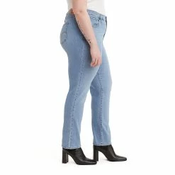 Plus Size Levi's® 724™ High-Rise Straight Leg Jeans -Kohl's store 4926535 ALT2