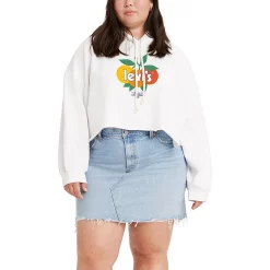 Plus Size Levi's® Cropped Prism Hoodie