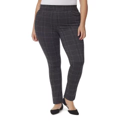 Plus Size Gloria Vanderbilt Avery Slim Ponte Pants -Kohl's store 4950444 Reims Grid Plaid