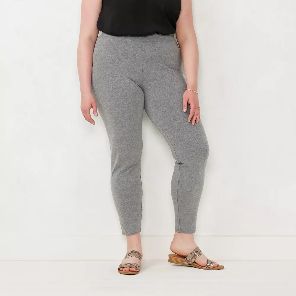 Plus Size LC Lauren Conrad Mid-Rise Leggings 1 Plus Size LC Lauren Conrad Mid-Rise Leggings