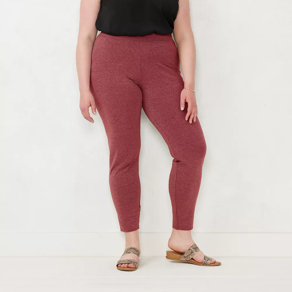 Plus Size LC Lauren Conrad Mid-Rise Leggings 5 Plus Size LC Lauren Conrad Mid-Rise Leggings - Image 5