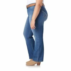 Juniors' Plus Size WallFlower Insta Stretch Legendary Slim Belted Bootcut Jeans -Kohl's store 4986516 ALT2