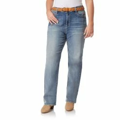Juniors' Plus Size WallFlower Insta Stretch Legendary Slim Belted Bootcut Jeans