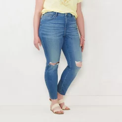 Plus Size LC Lauren Conrad Mid-Rise Skinny Jeans -Kohl's store 5011811 Bailey