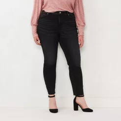 Plus Size LC Lauren Conrad Mid-Rise Skinny Jeans -Kohl's store 5011811 Teddy