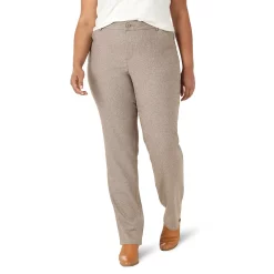 Plus Size Lee® Wrinkle-Free Pants -Kohl's store 5088347 Dark Earth