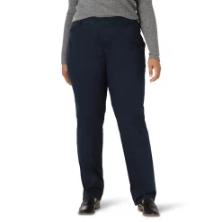 Plus Size Lee® Wrinkle-Free Pants -Kohl's store 5088347 Imperial Blue