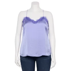 Plus Size Nine West V-Neck Camisole -Kohl's store 5114982 Kelly Lavender