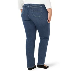 Women's Lee® Ultra Lux Denim Slim Fit Straight Leg Jeans -Kohl's store 5185853 ALT