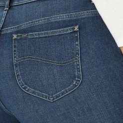 Women's Lee® Ultra Lux Denim Slim Fit Straight Leg Jeans -Kohl's store 5185853 ALT4