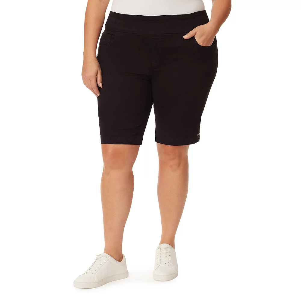 Plus Size Gloria Vanderbilt Amanda Pull-On Bermuda Shorts 9 Plus Size Gloria Vanderbilt Amanda Pull-On Bermuda Shorts - Image 9