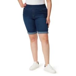 Plus Size Gloria Vanderbilt Amanda Pull-On Bermuda Shorts 14 Plus Size Gloria Vanderbilt Amanda Pull-On Bermuda Shorts -Kohl's store 5194604 Madison