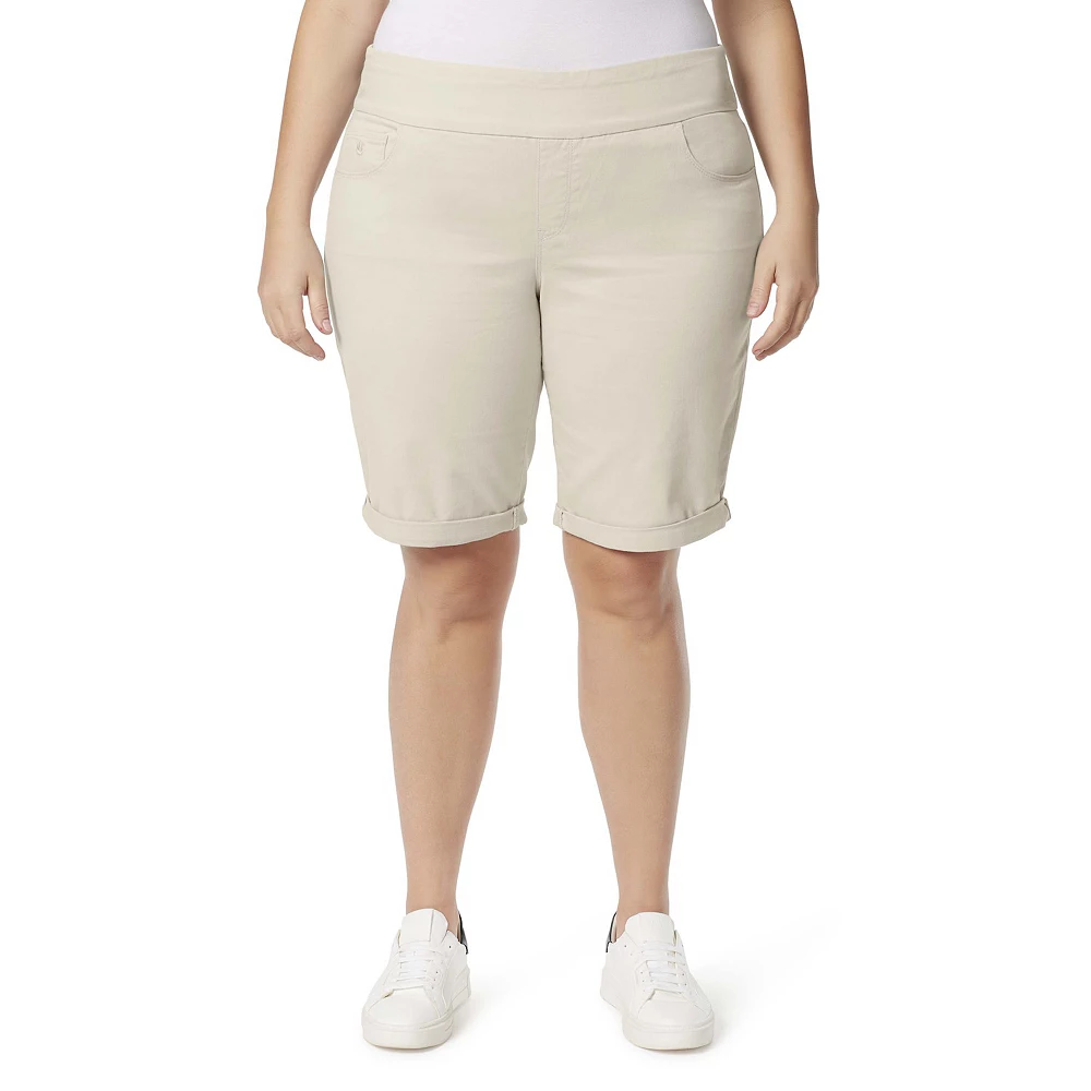 Plus Size Gloria Vanderbilt Amanda Pull-On Bermuda Shorts 5 Plus Size Gloria Vanderbilt Amanda Pull-On Bermuda Shorts - Image 5