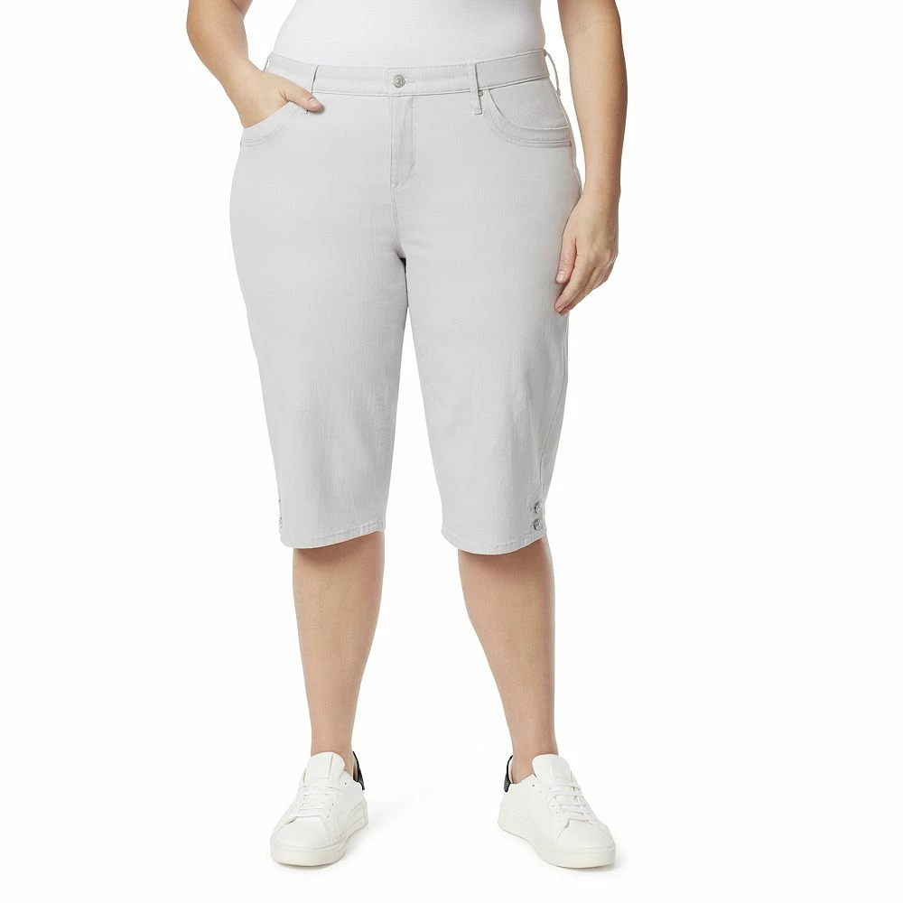 Plus Size Gloria Vanderbilt Kaia Denim Skimmer Shorts 7 Plus Size Gloria Vanderbilt Kaia Denim Skimmer Shorts - Image 7
