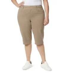 Plus Size Gloria Vanderbilt Kaia Denim Skimmer Shorts 16 Plus Size Gloria Vanderbilt Kaia Denim Skimmer Shorts -Kohl's store 5199602 Hazelnut