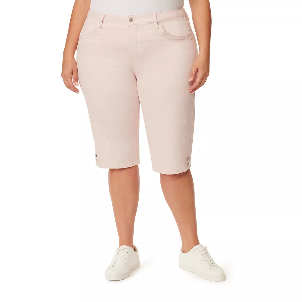 Plus Size Gloria Vanderbilt Kaia Denim Skimmer Shorts 10 Plus Size Gloria Vanderbilt Kaia Denim Skimmer Shorts - Image 10