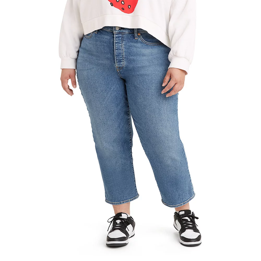Plus Size Levi's® Wedgie High-Rise Straight Leg Jeans 1 Plus Size Levi's® Wedgie High-Rise Straight Leg Jeans