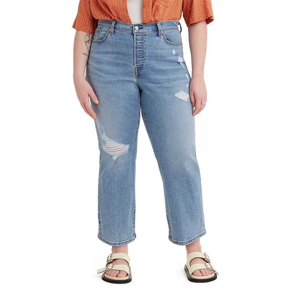 Plus Size Levi's® Wedgie High-Rise Straight Leg Jeans 2 Plus Size Levi's® Wedgie High-Rise Straight Leg Jeans - Image 2