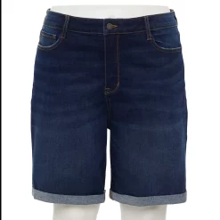 Plus Size Nine West Slimming Pocket Bermuda Shorts -Kohl's store 5214366 Rinse Wash