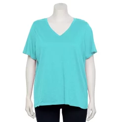 Plus Size Sonoma Goods For Life® Everyday V-Neck Tee -Kohl's store 5232140 Boca Breeze