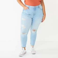 Juniors' Plus Size SO® Cropped Jeggings