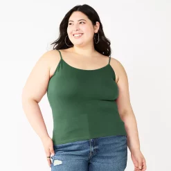 Juniors' Plus Size SO® Scoopneck Cami -Kohl's store 5340751 Cleveland Green