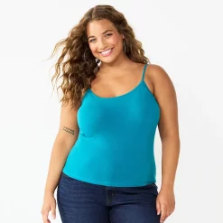 Juniors' Plus Size SO® Scoopneck Cami -Kohl's store 5340751 Dynasty Turquoise