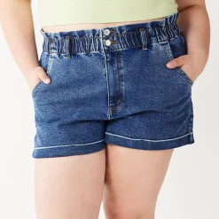 Juniors' Plus Size SO® High Rise Mom Shorts 9 Juniors' Plus Size SO® High Rise Mom Shorts -Kohl's store 5354792 Medium