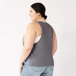 Juniors' Plus Size SO® Muscle Tank 21 Juniors' Plus Size SO® Muscle Tank -Kohl's store 5474344 ALT