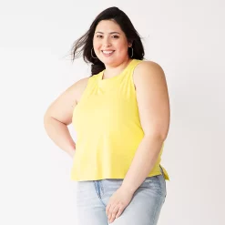 Juniors' Plus Size SO® Muscle Tank 14 Juniors' Plus Size SO® Muscle Tank -Kohl's store 5474344 Hello Sunny