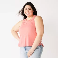 Juniors' Plus Size SO® Muscle Tank 13 Juniors' Plus Size SO® Muscle Tank -Kohl's store 5474344 Mission