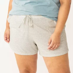 Plus Size Sonoma Goods For Life® Pajama Shorts -Kohl's store 5490355 Gray Feeder