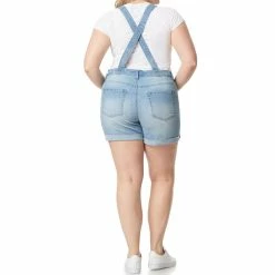 Juniors' Plus Size WallFlower Insta Stretch Tomboy Shortalls -Kohl's store 5523790 ALT