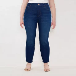 Plus Size LC Lauren Conrad High-Waist Skinny Jeans -Kohl's store 5539167 Allison Wash