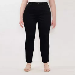 Plus Size LC Lauren Conrad High-Waist Skinny Jeans
