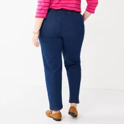 Plus Women's Croft & Barrow® Classic Pull-On Jeans -Kohl's store 5544163 ALT