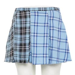 Juniors' Plus Size SO® Pleated Flare Mini Skirt 10 Juniors' Plus Size SO® Pleated Flare Mini Skirt -Kohl's store 5559786 Blue Plaid