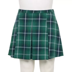 Juniors' Plus Size SO® Pleated Flare Mini Skirt 12 Juniors' Plus Size SO® Pleated Flare Mini Skirt -Kohl's store 5559786 Dark Green Plaid