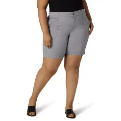 Plus Size Lee® Flex-To-Go Cargo Bermuda Shorts 12 Plus Size Lee® Flex-To-Go Cargo Bermuda Shorts -Kohl's store 5561300 New Gray