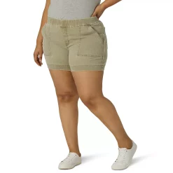 Plus Size Lee® Ultra Lux Pull-On Utility Shorts