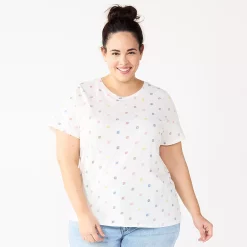Petite Plus Size Sonoma Goods For Life® Crewneck Tee -Kohl's store 5572597 Multi Color Sun