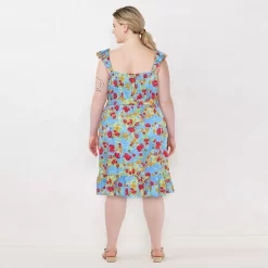 Plus Size LC Lauren Conrad Surplice Faux-Wrap Dress -Kohl's store 5584050 ALT