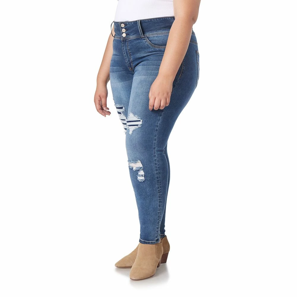 Juniors' Plus WallFlower High-Rise Sassy Ankle Jeggings 11 Juniors' Plus WallFlower High-Rise Sassy Ankle Jeggings - Image 11