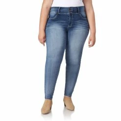 Juniors' Plus WallFlower High-Rise Sassy Ankle Jeggings 16 Juniors' Plus WallFlower High-Rise Sassy Ankle Jeggings -Kohl's store 5588848 Dulce